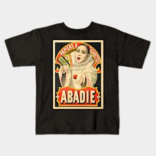 Retro poster - pub - vintage - Abadie - Cigarette paper Kids T-Shirt